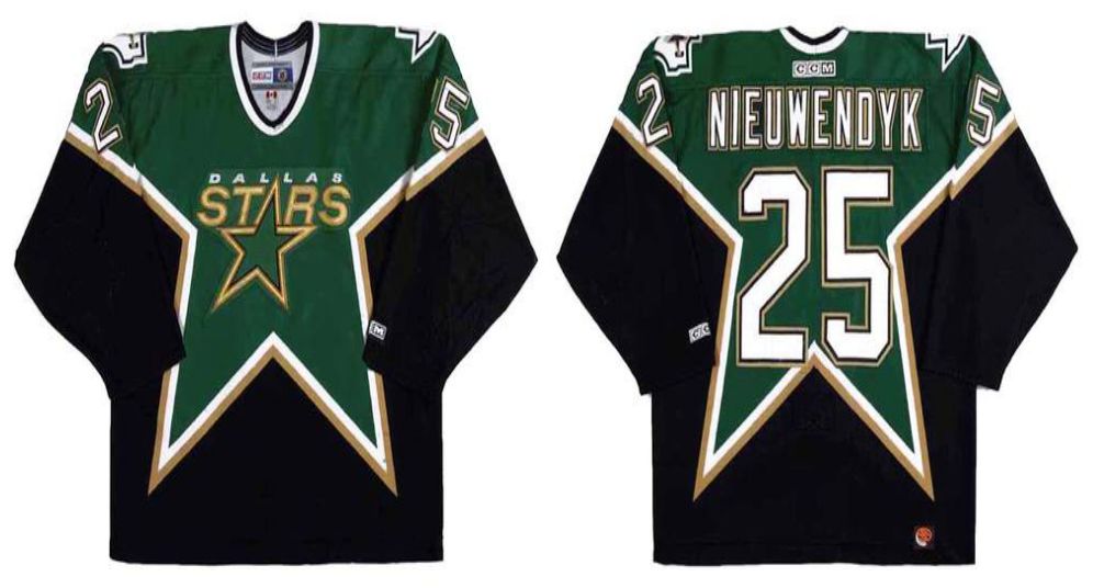 2019 Men Dallas Stars #25 Nieuwendyk Black CCM NHL jerseys